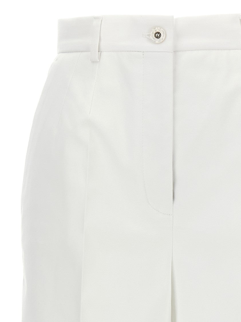 Dolce & Gabbana High Waist Cotton Pants