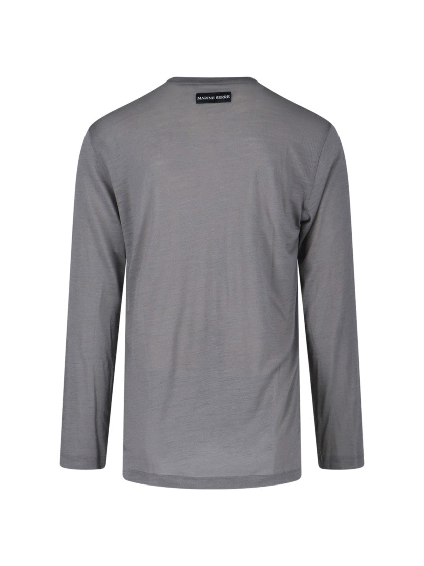 Marine Serre 2-Piece T-Shirt & Tank Top Set – Grey/Red/Black