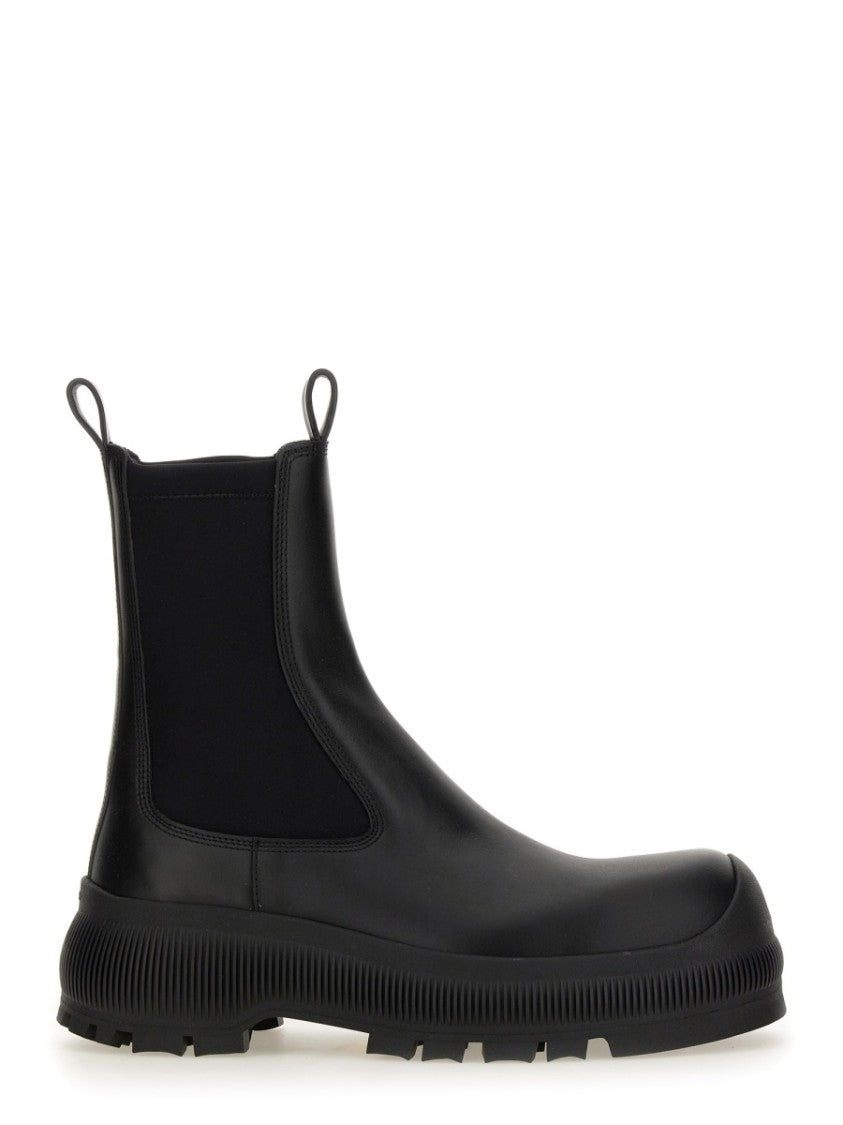Jil Sander Calf Leather Chelsea Boots