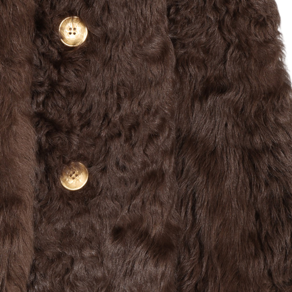 Ports 1961 Textured Faux Fur Wide-Collar Coat