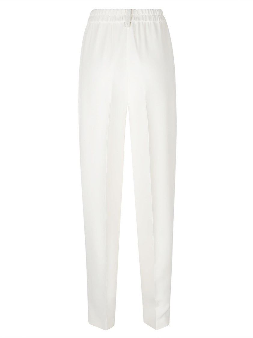 Fabiana Filippi Cady Diamond Wide-Leg Pants