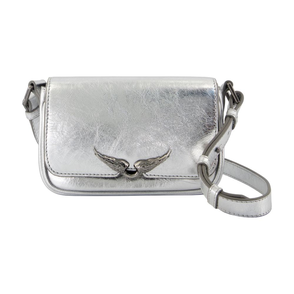 Zadig & Voltaire Le Zazi Crossbody - Leather - Silver