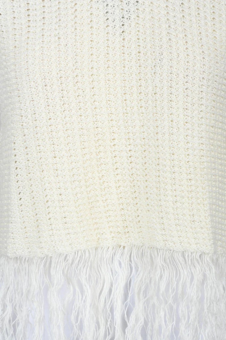 Max Mara Linen Knit Vest - White