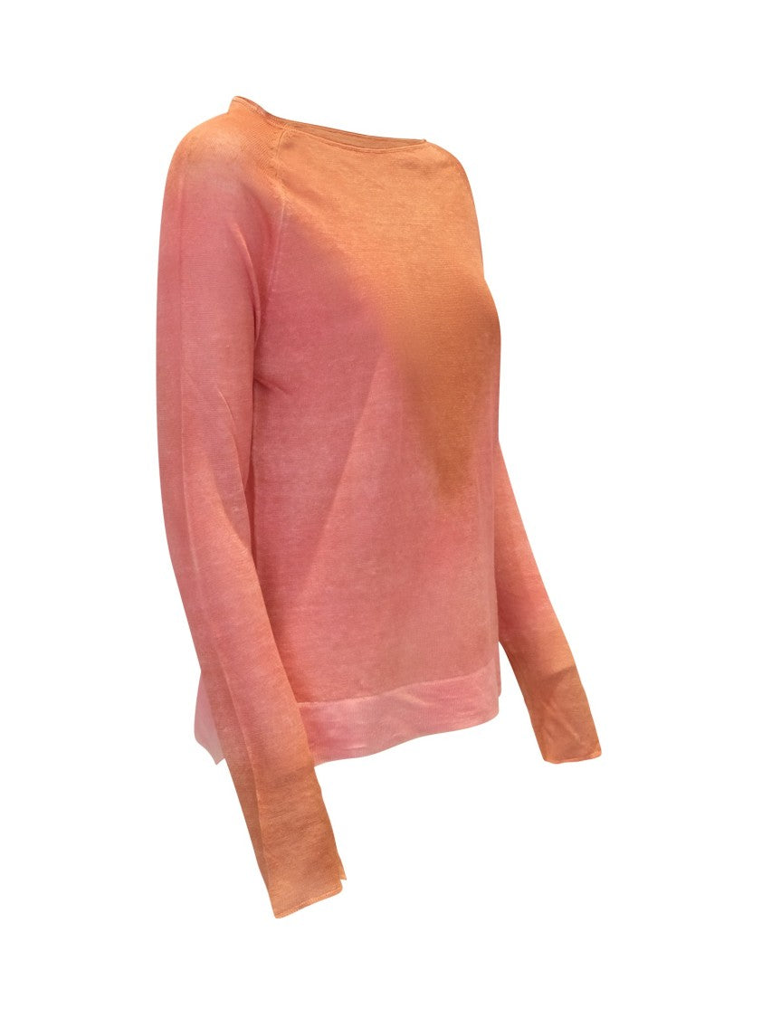 Alessandro Aste Copper Linen Nairoby Spray Art Sweater