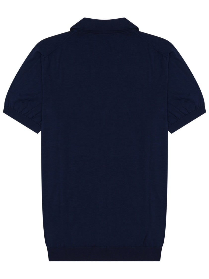 Drumohr Short-Sleeved Polo Shirt With Classic Collar