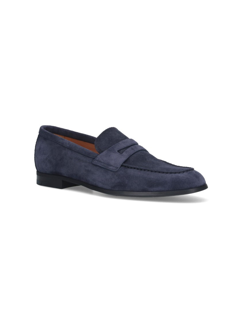 Church's Suede Loafers – Navy