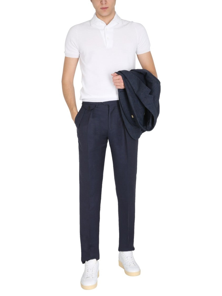 Lardini Tailored Blue Trousers