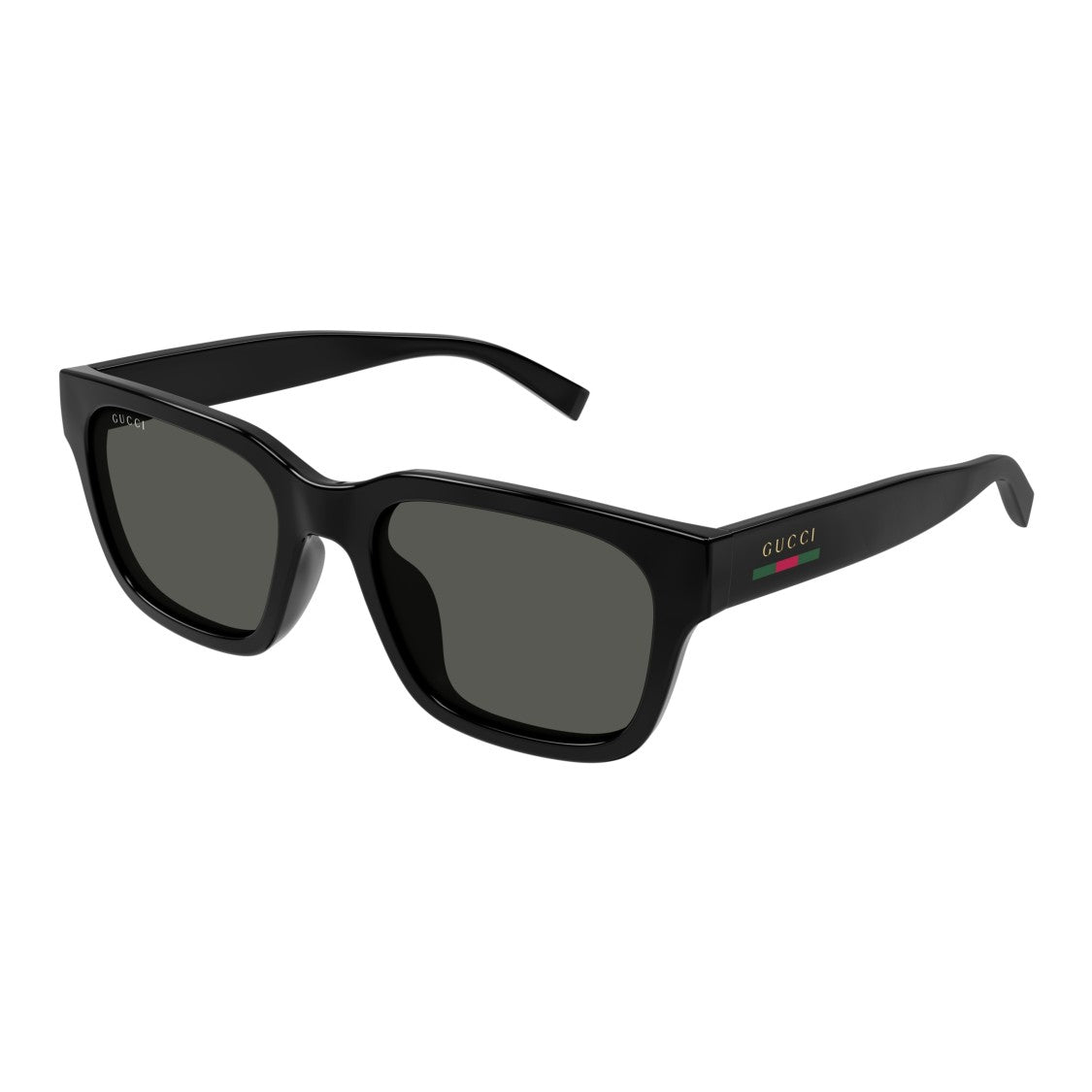 Gucci Black Gg1857s Rectangular Logo Sunglasses