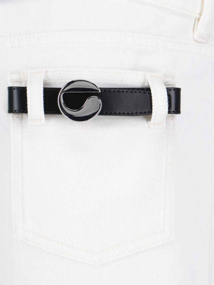 Coperni White Organic Cotton Straight Jeans