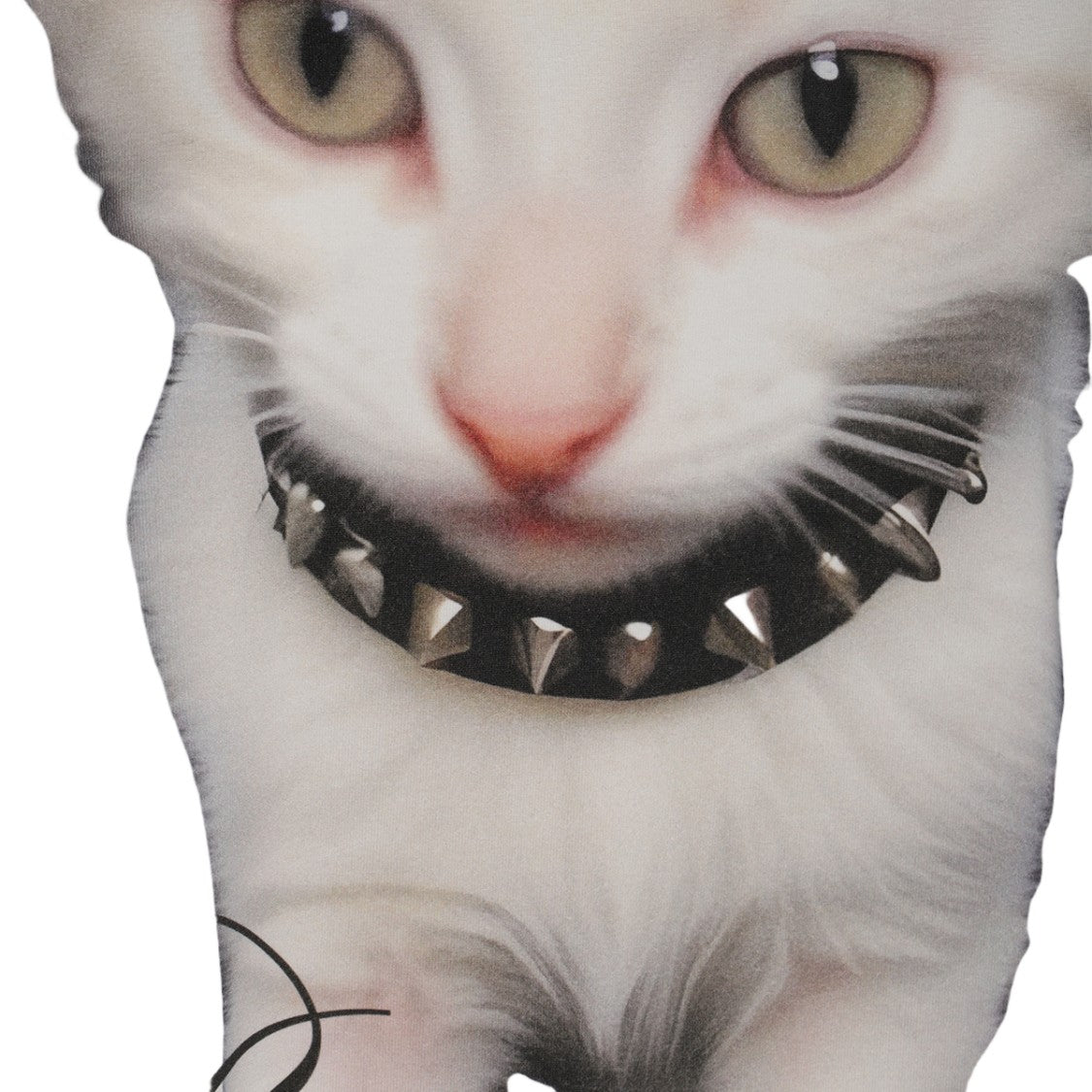 Blumarine Graphic Print T-Shirt With Cat Motif