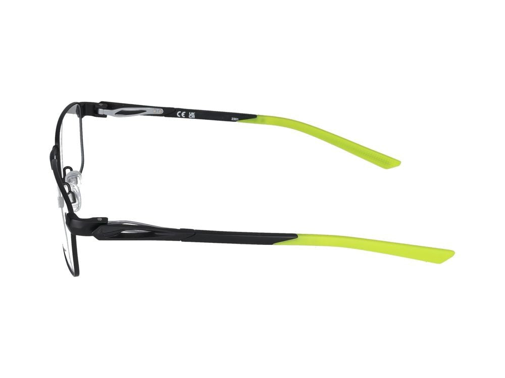 Nike Eyeglasses 8140 002 Satin Black/Volt 54/17/140
