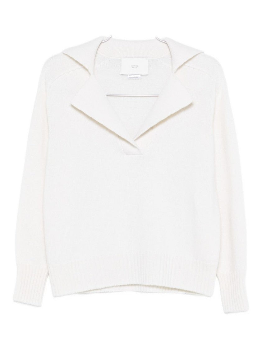 Vanisé Creamy Panna Sweater With Relaxed Fit
