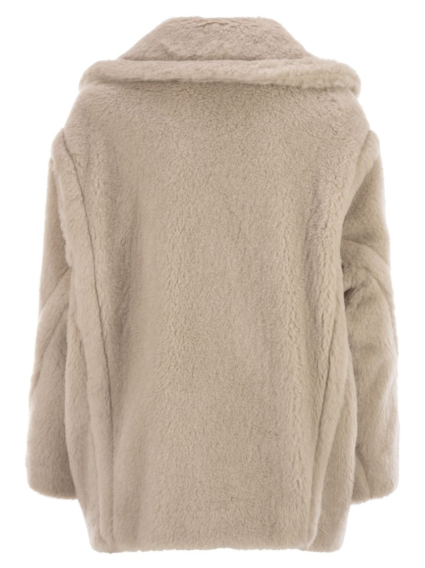 Max Mara Olga - Teddy Bear Icon Coat Short In Alpaca And Wool
