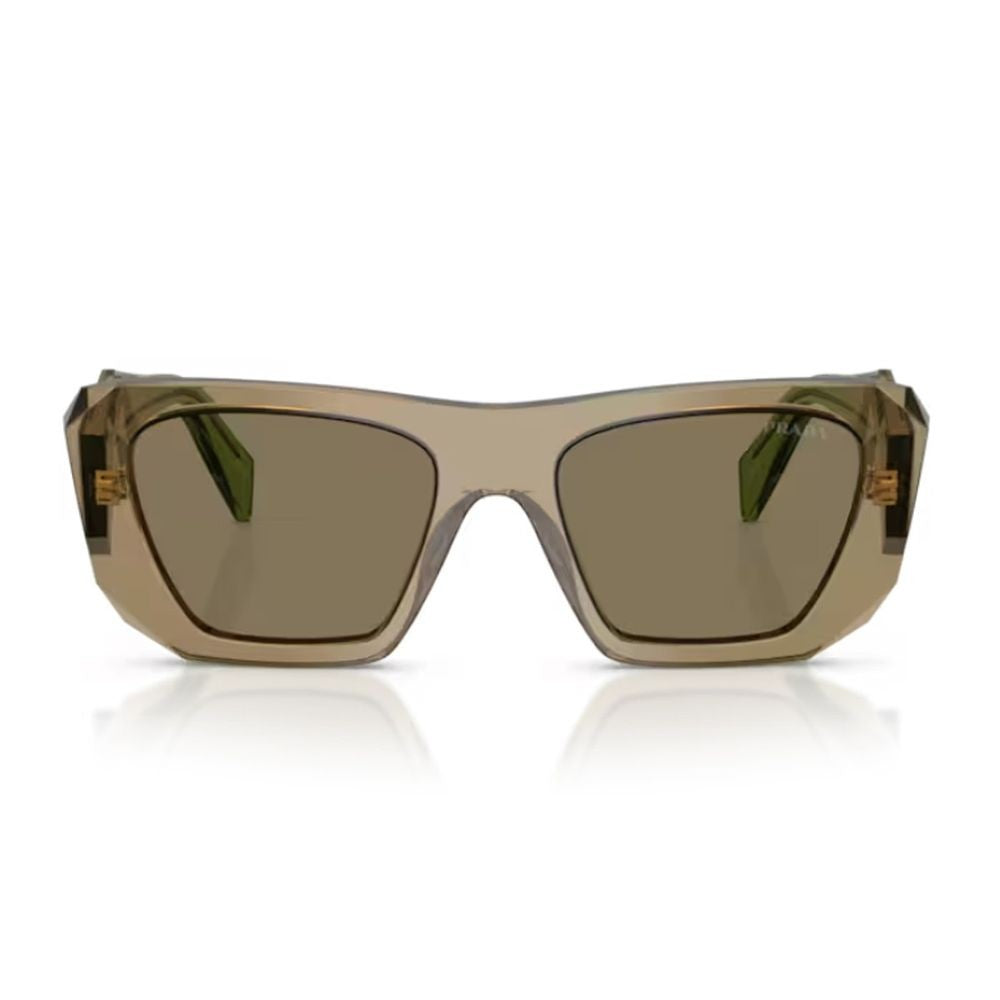 Prada Pr B18s Symbole Oversized Geometric Acetate Sunglasses