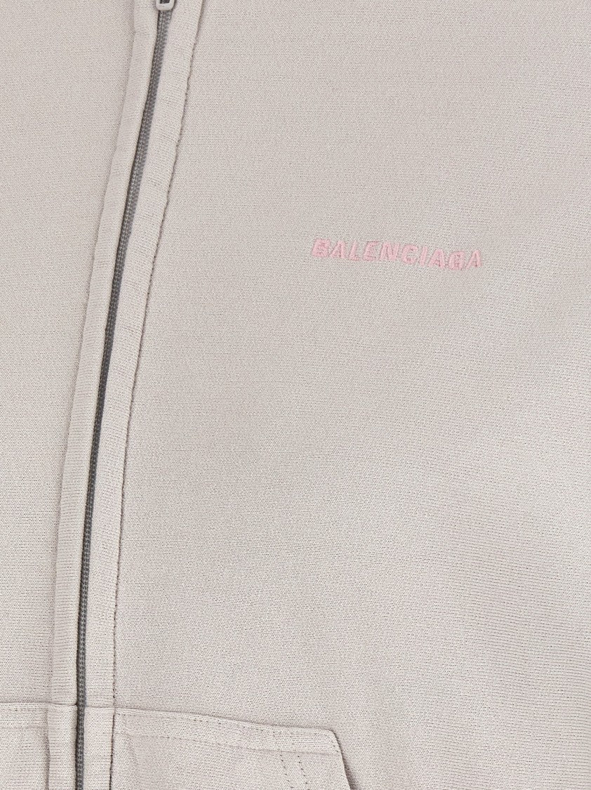 Balenciaga Logo Embroidery Hoodie