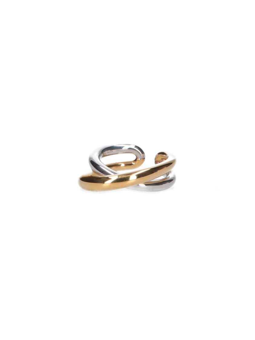 Charlotte Chesnais Twisted Ring – Gold/Silver