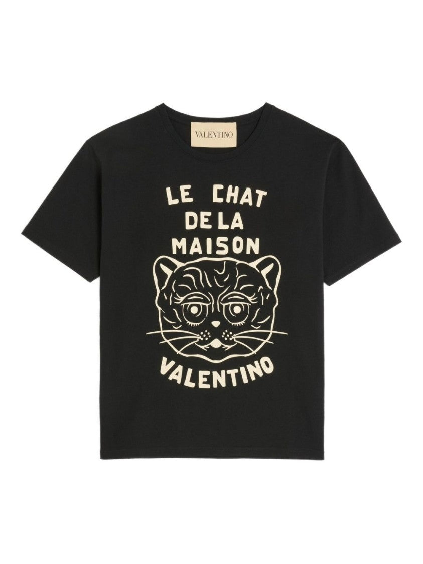 Valentino Garavani Chat De La Maison-Print T-Shirt