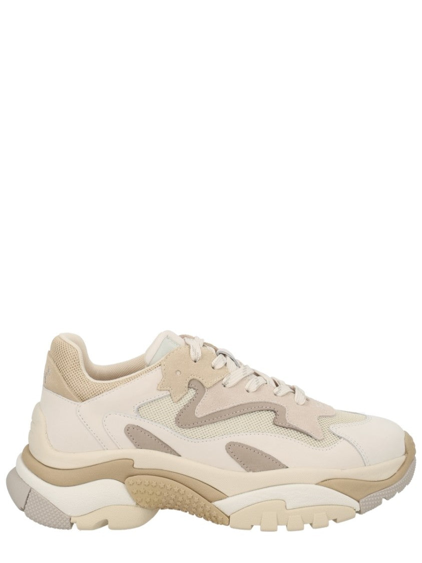 Ash Neutrals Addict Layered Suede Chunky Sneakers