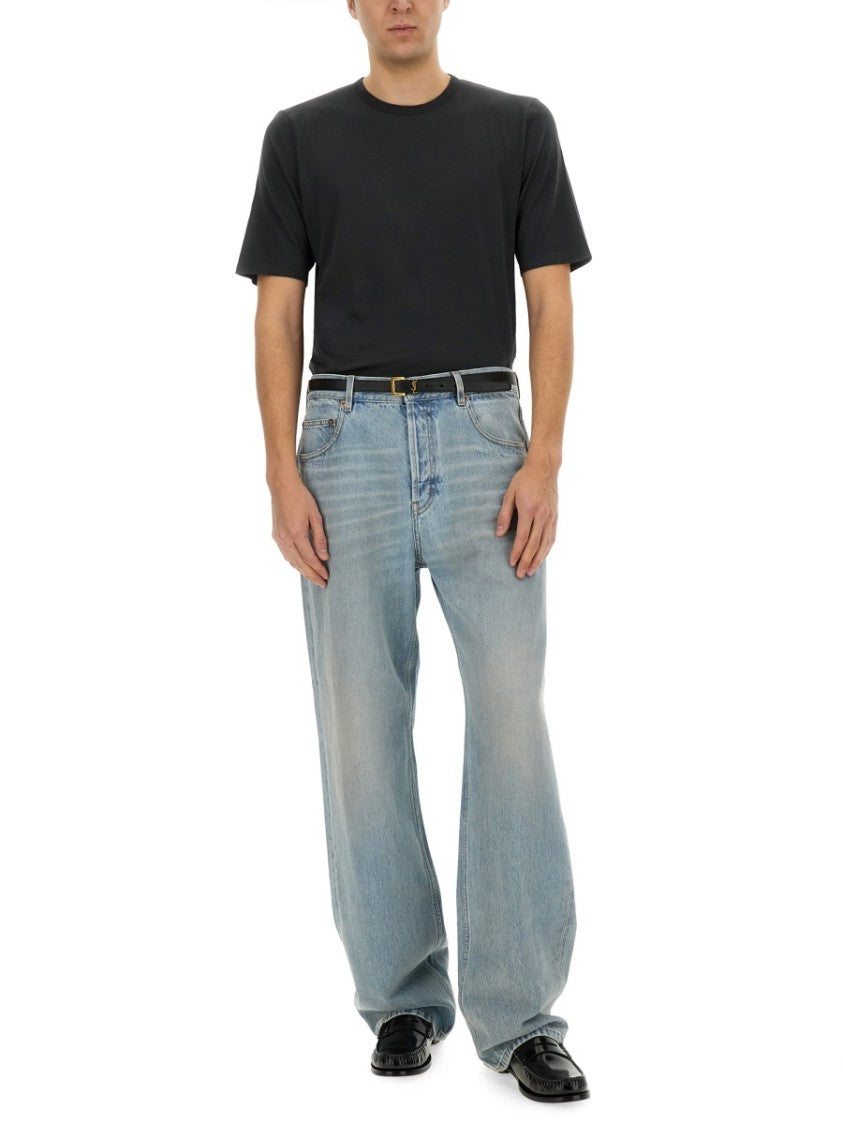 Saint Laurent Baggy Denim Jeans