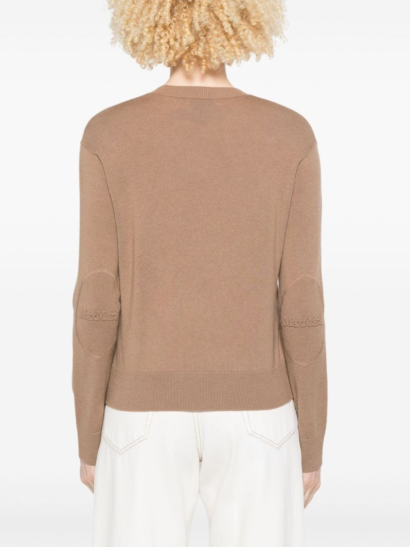 Max Mara Light Brown Crew Neck Sweater