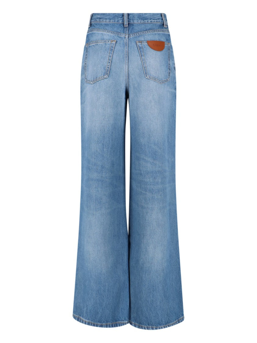 Chloé Flared Jeans – Blue