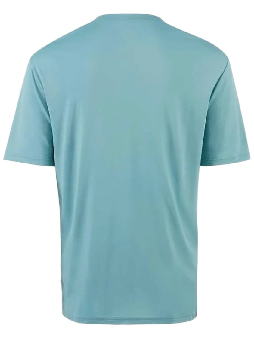 Klattermusen Minimalist Blue Short-Sleeve T-Shirt With Discreet Logo