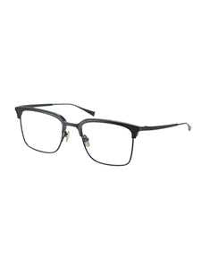 Masunaga Grey Titanium Optical Frames With Rectangular Design