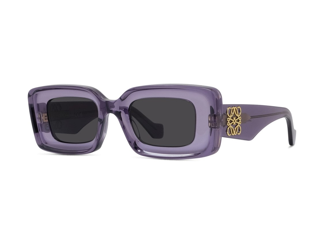 Loewe Translucent Purple Lw40101i Oversized Square Sunglasses