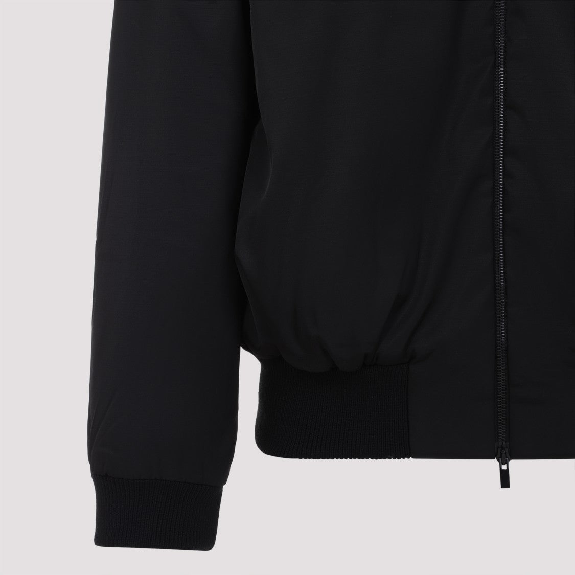 Fear Of God Black High Neck Bomber Jacket