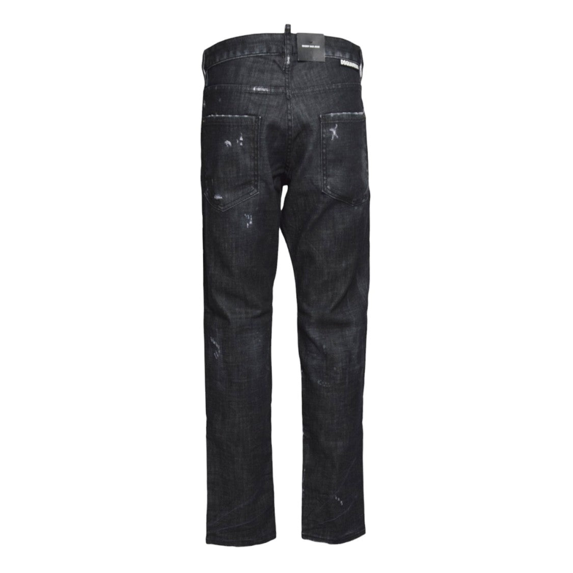 Dsquared2 Black Cotton Slimmed Dan Skinny Jeans