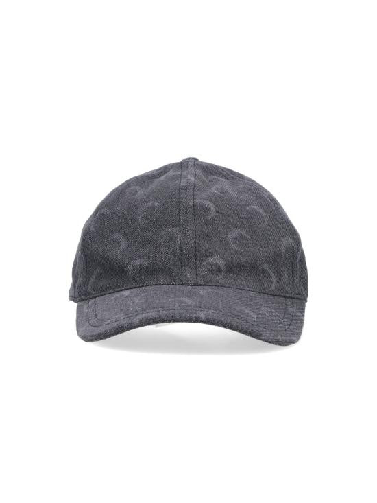 Marine Serre Dark Grey Crescent Moon Baseball Cap
