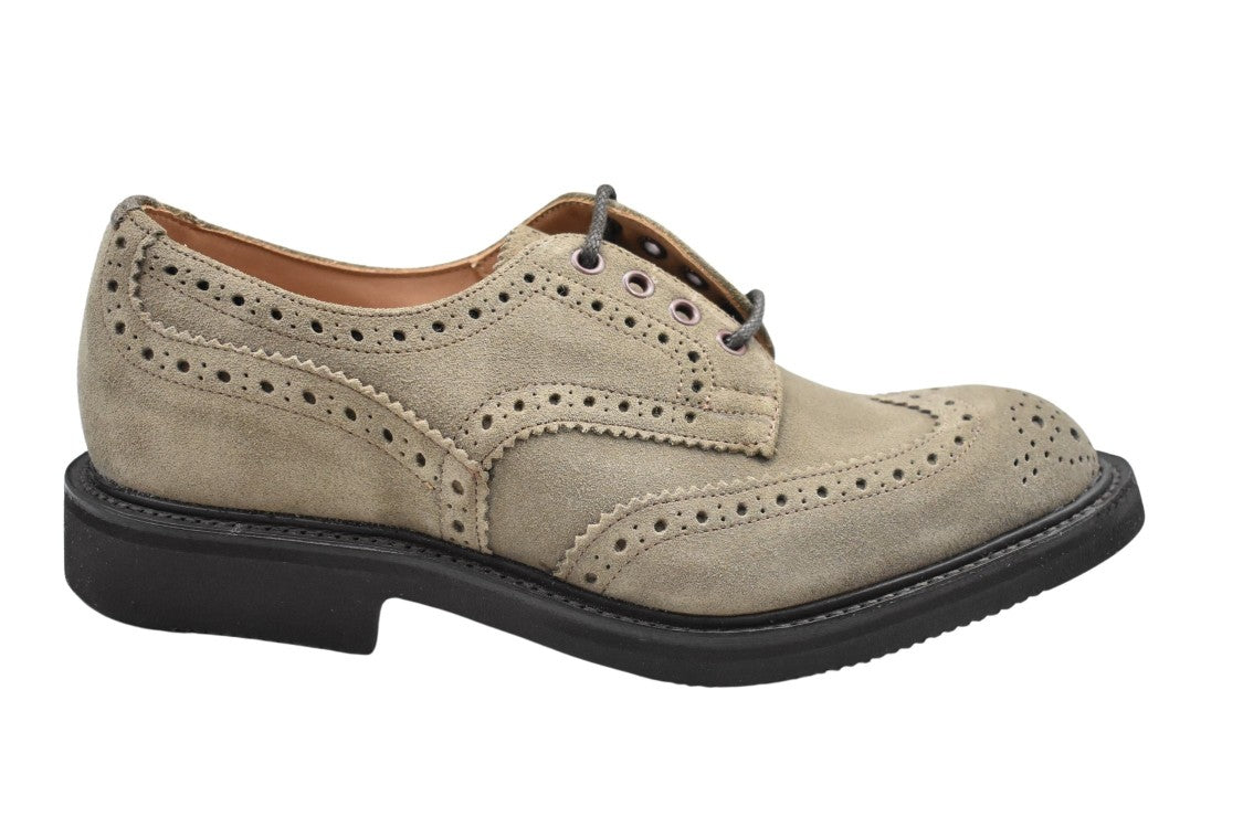 Tricker's Beige Suede Brogues