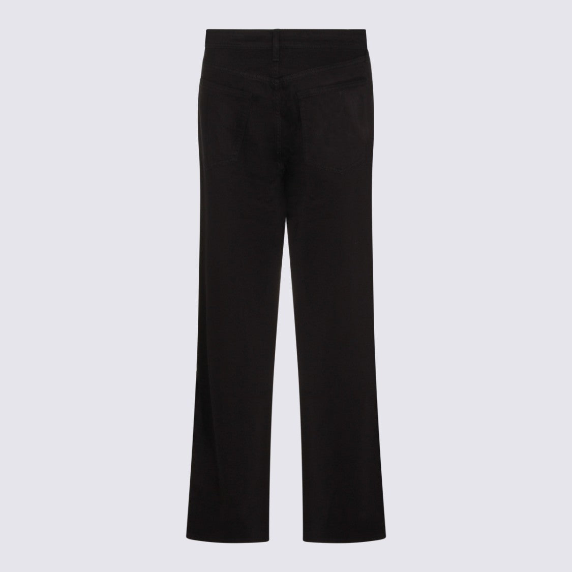 Rag & Bone Straight-Leg Black Jeans With Mid-Rise Waist And Minimalist Design