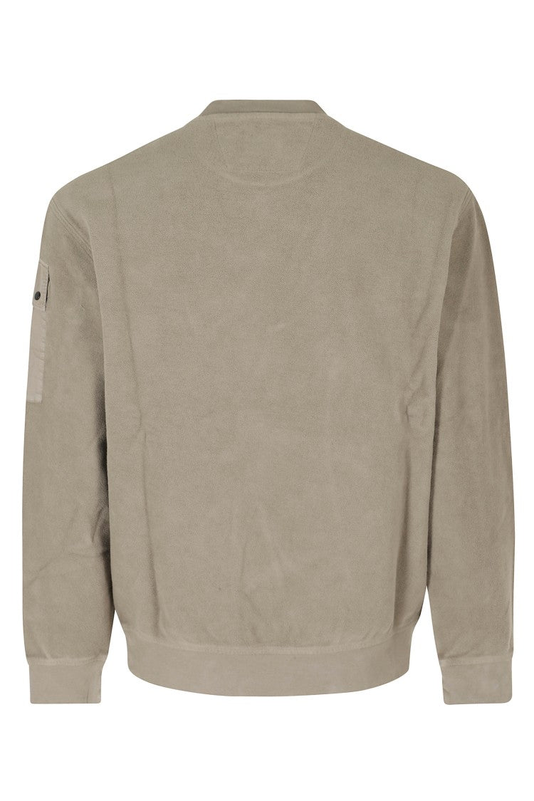 C.P. Company Fallen Rock Diagonal Fleece Crew Neck Sweatshirt