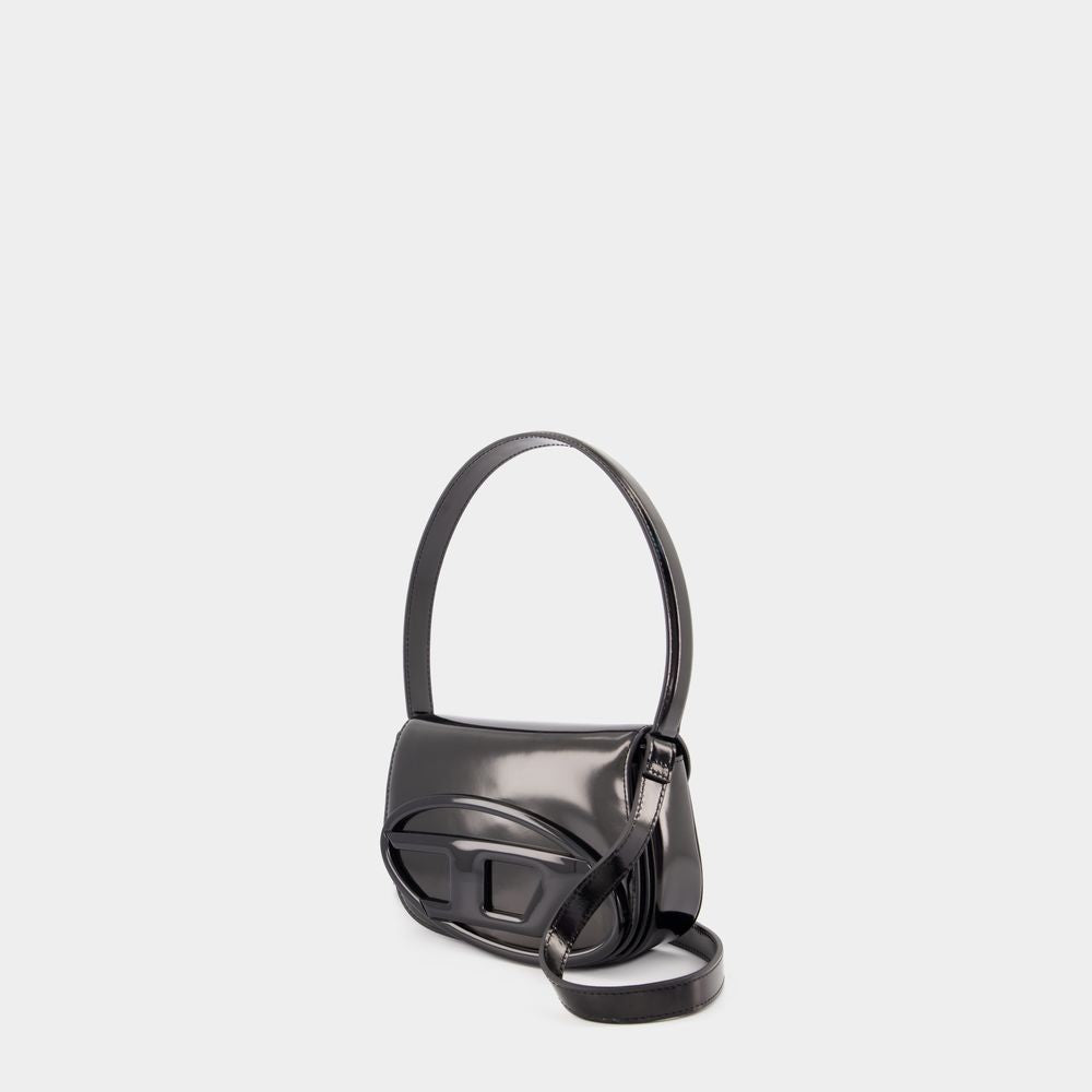 Diesel 1Dr Shoulder Bag - Leather - Black