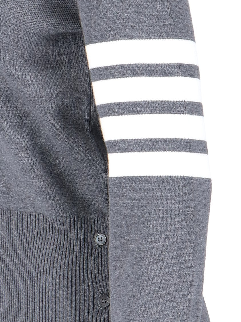 Thom Browne "4-Bar" Sweater – Grey