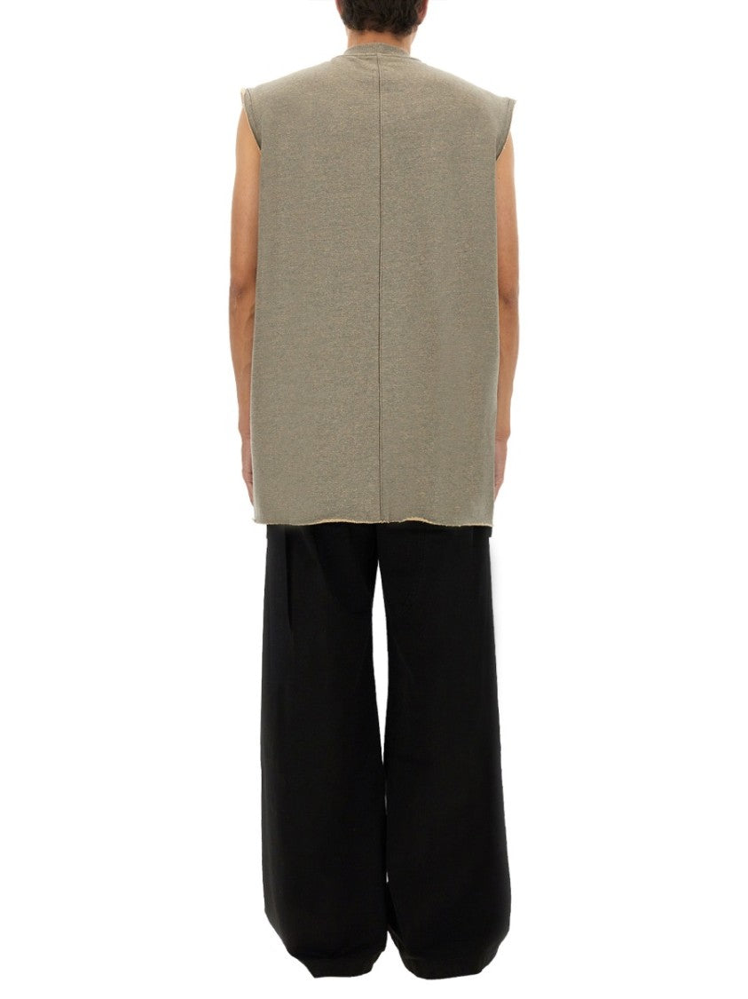 Drkshdw By Rick Owens "Tarp T" Plush T-Shirt