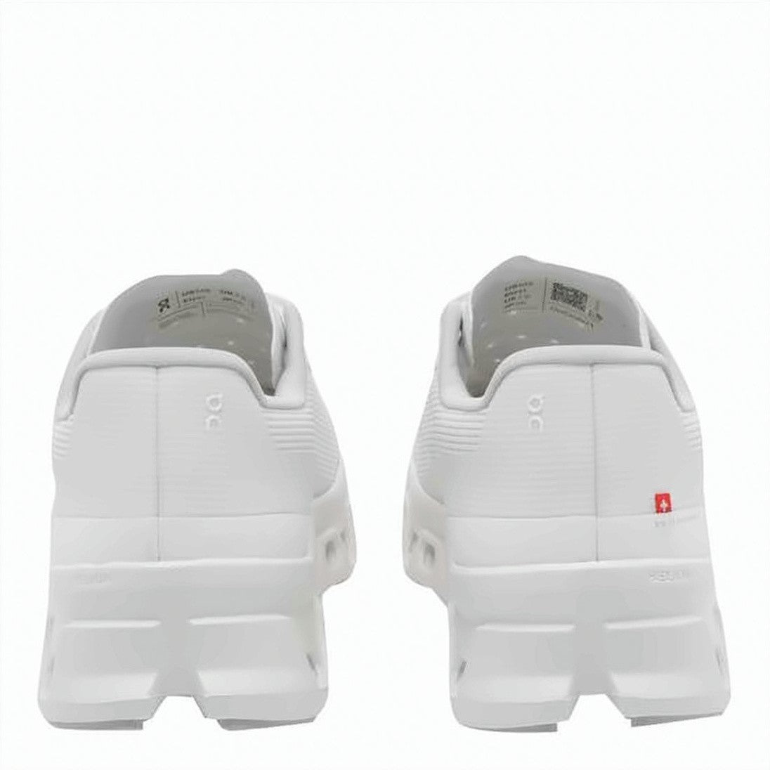 On Running Innovative White Sneaker With Breathable Textile Upper
