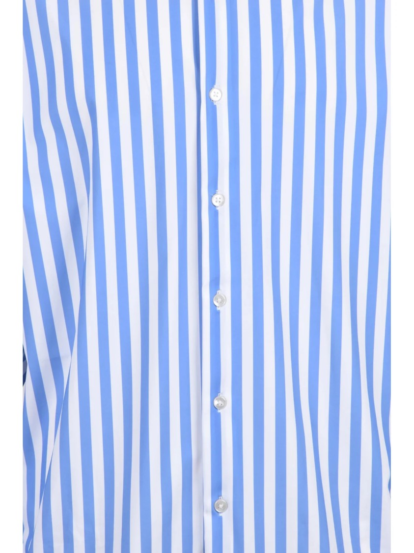 Lavorazione Sartoriale* Multicolor Striped Stretch Shirt