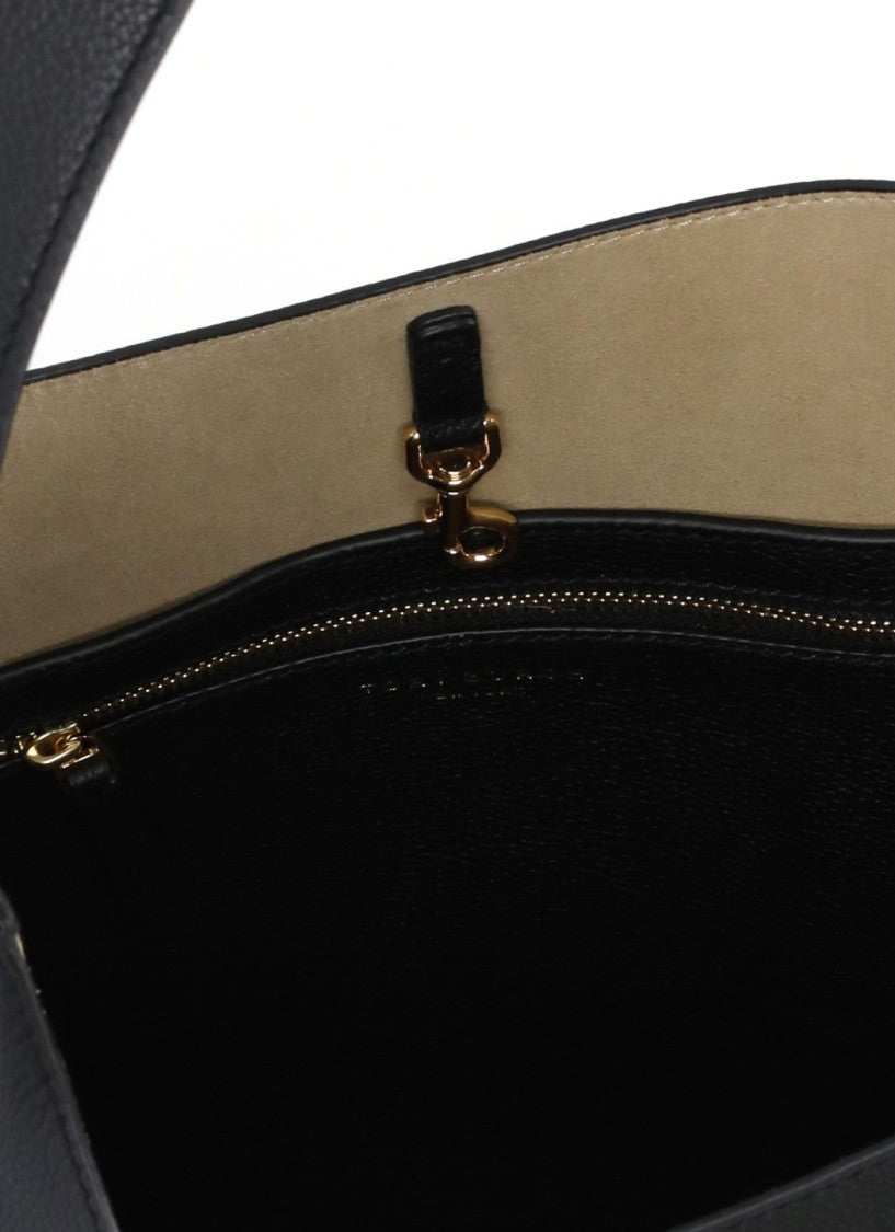 Tory Burch Small Hobo Shoulder Bag With Adjustable Strap And Gold-Tone Hardware