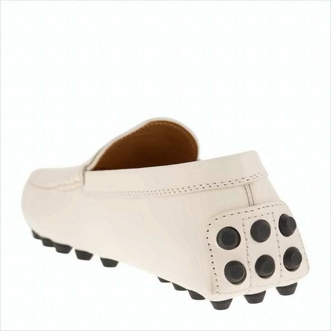 Tod's Leather Loafer With Penny Strap And Rubber-Studded Sole