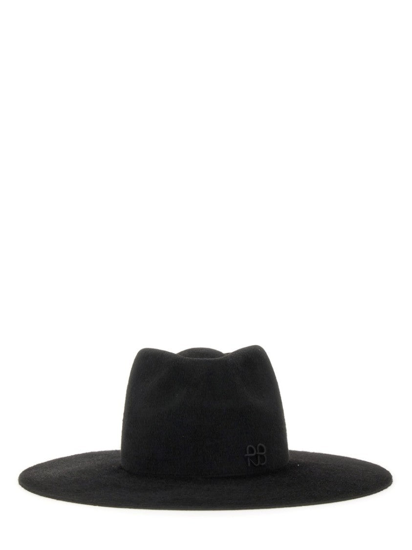 Ruslan Baginskiy Wide Brim Structured Felt Hat