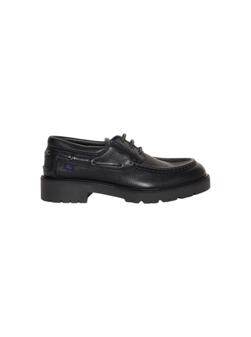 Burberry Raft Boat Shoes Black
