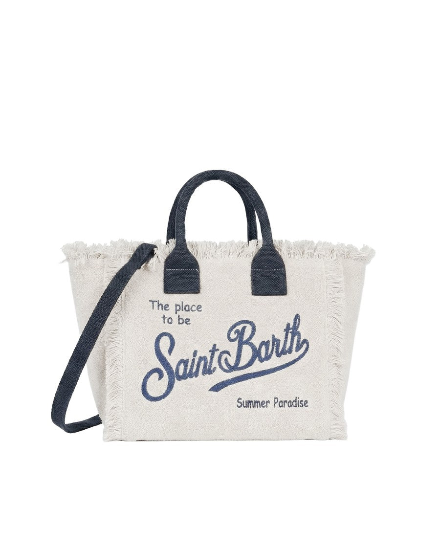 Mc2 Saint Barth Spacious Sponge Tote Bag With Removable Strap And Logo