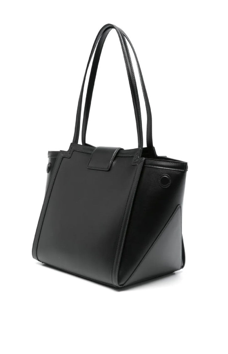 Marni Structured Black Calf Leather Handbag