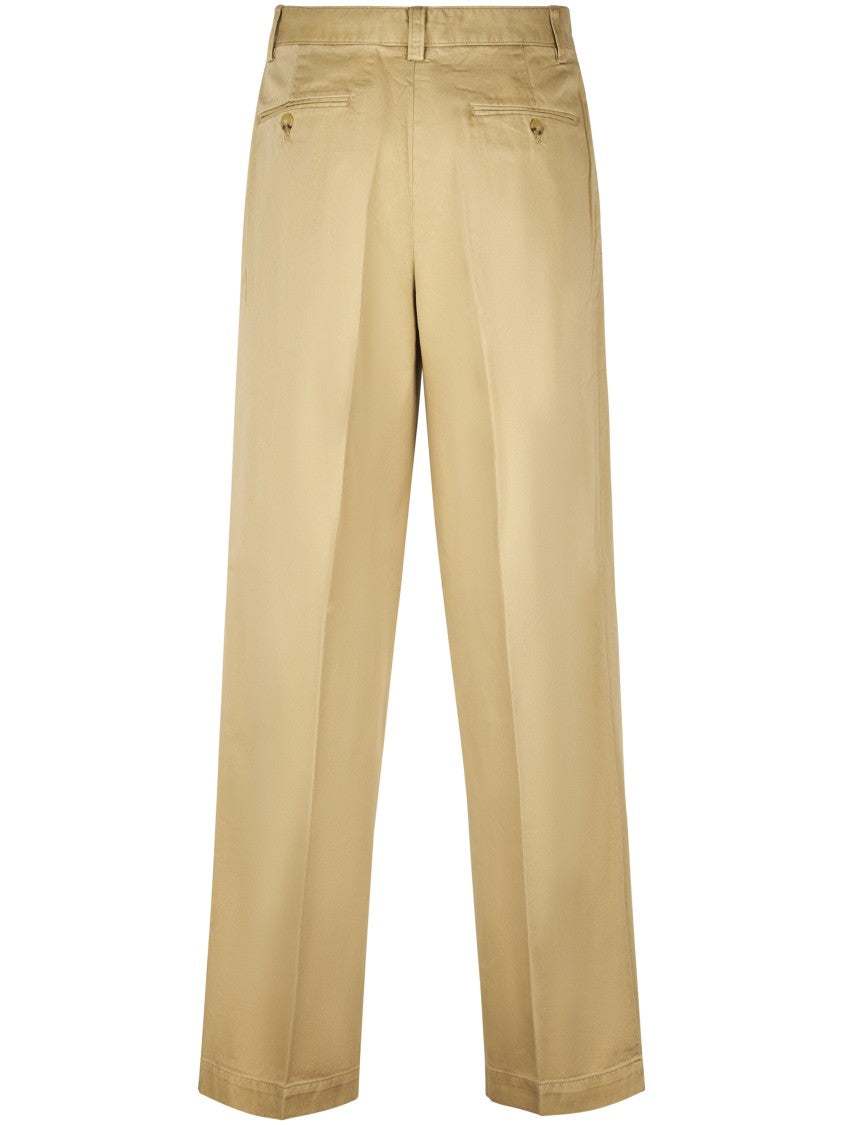 Polo Ralph Lauren Woven Straight-Leg Trousers With Classic Design