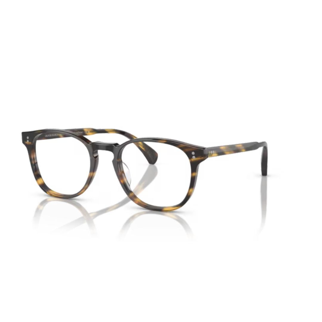 Oliver Peoples 0Ov5298u Tortoiseshell Round Frame Eyeglasses With Keyhole Bridge