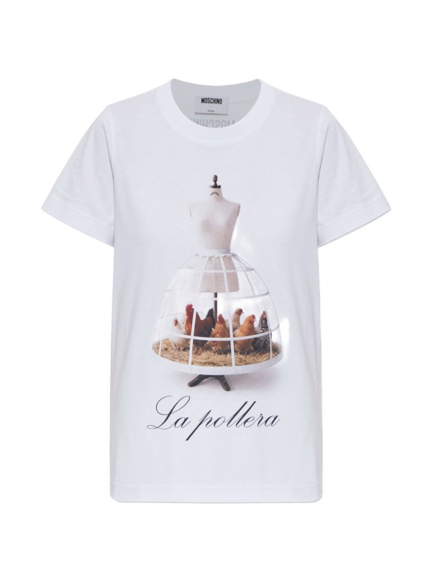 Moschino Graphic Print Short-Sleeve T-Shirt