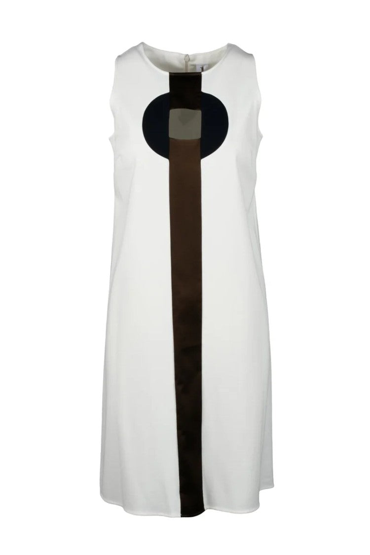 1-One Viscose Polyamide Stretch Dress