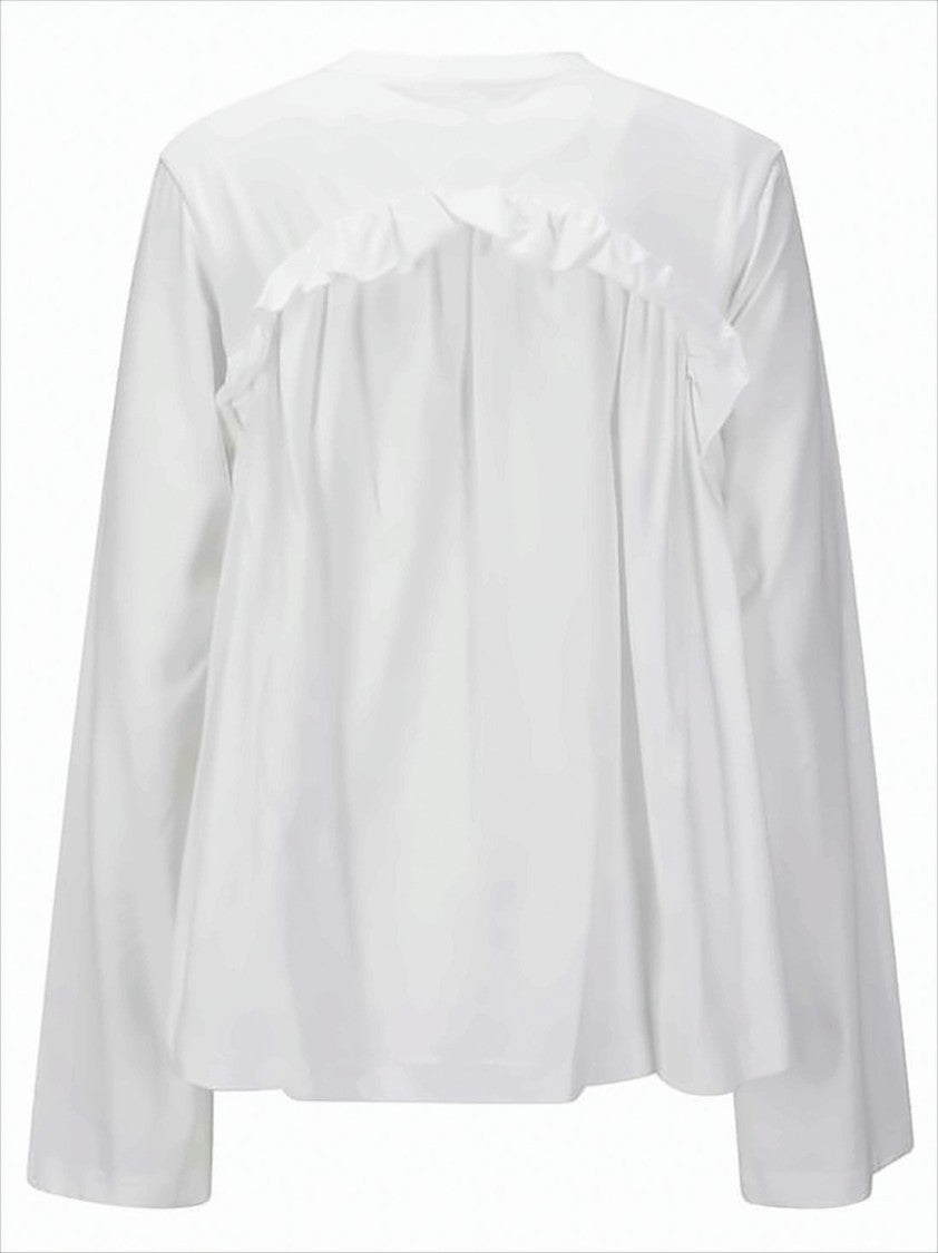Cecilie Bahnsen Ruffle Long-Sleeved Top